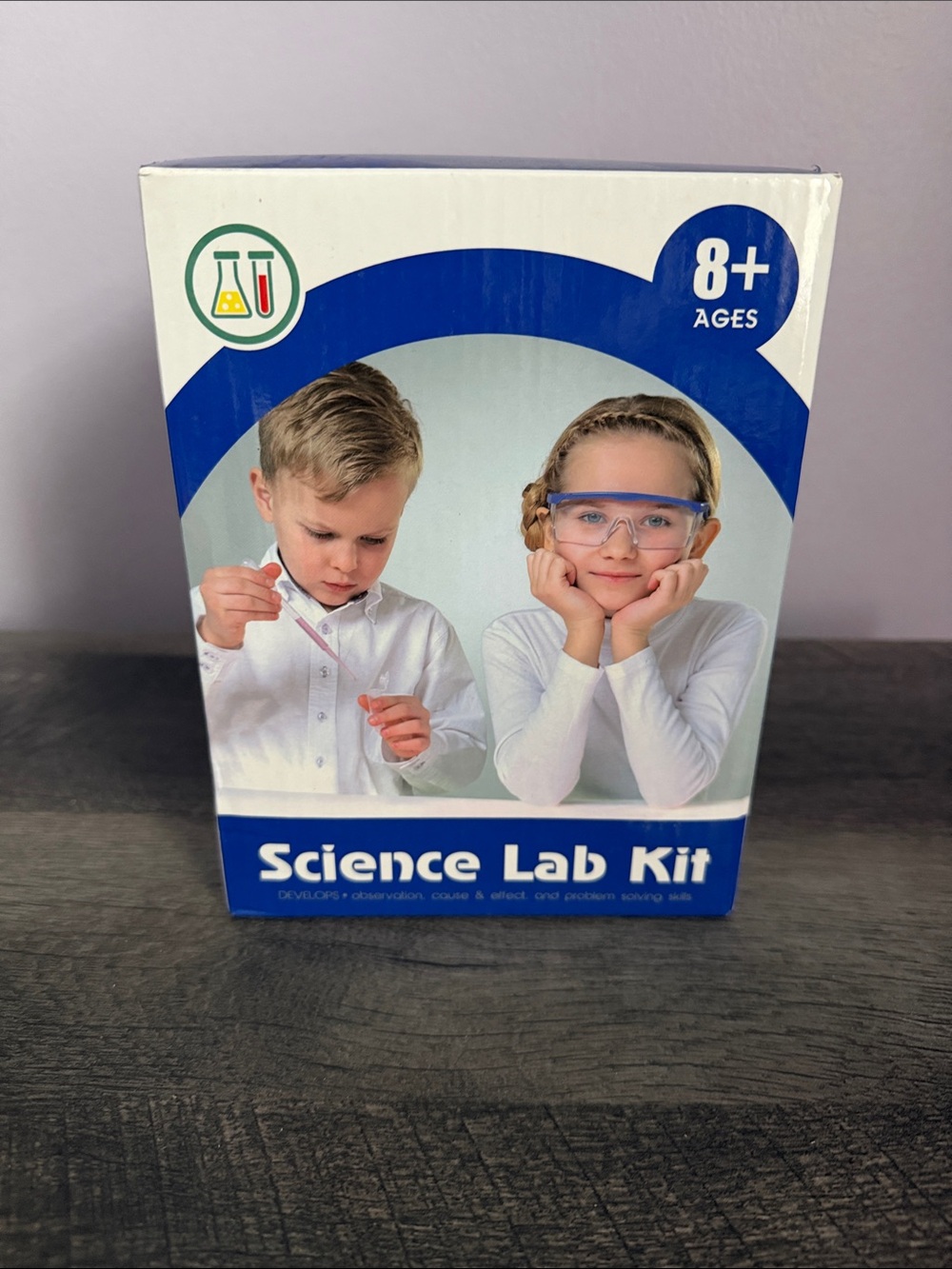 Science Lab Kit - Blue and White Kids STEM Set